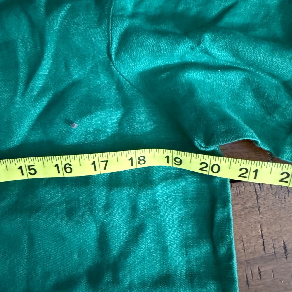 Zara Basic Emerald Green Tunic Top with pockets - image 6